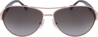 Carolina Herrera Ladies Rose Gold Tone Pilot Sunglasses HER 0135/S