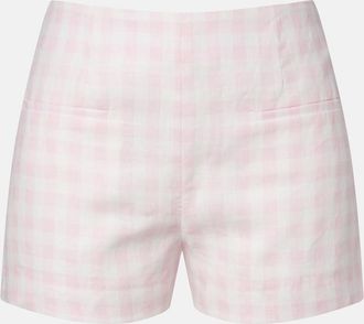 Faithfull The Brand Leora gingham linen shorts
