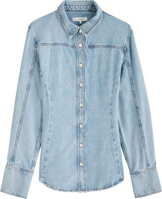 Frame Denim Denim Shirt - Blue - S (UK8-10 / S)