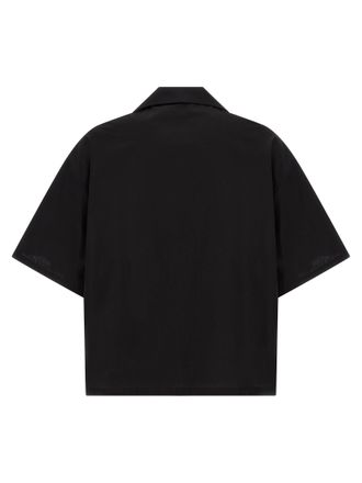 Balenciaga Mens Black Cotton Blouse