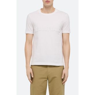 Helmut Lang Embossed Logo T-Shirt in Optic White - C7J at Nordstrom Rack, Size Xx-Large
