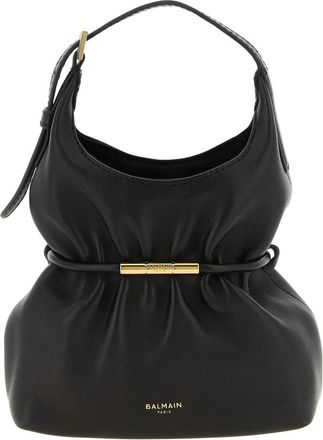 Balmain Sphynx Mini Bag - Dames - Mini tas - Zwart - ONE Size - Leer - Tassen