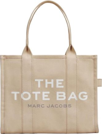 Marc Jacobs De Grote Tote Bag - Dames - Shoppers - Beige - ONE Size - Katoen - Tassen