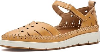 Pikolinos Tenerife W8D Womens Flat Shoes Vanilla : EU 41 (US Womens 10-10.5) B - Medium, Leather