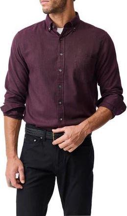 Rodd & Gunn Barrhill Sports Fit Button-Down Shirt in Mulberry at Nordstrom Rack, Size Xx-Large