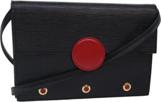 Louis Vuitton Tweedehands leren schoudertassen - Dames - Vintage Schoudertas - Zwart - ONE Size - Leer - Vintage