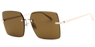 Ferragamo SF311S 780 Womens Sunglasses Gold Size 60