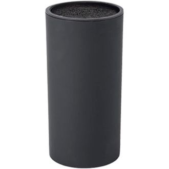 OEM Bloque Universal Para Cuchillos - Bloque De Pl&aacute;stico Pp De Tacto Suave - Forma Cil&iacute;ndrica - Almacenamiento &Oacute;ptimo En La Cocina - Protecci&oacute;n Para La Ho