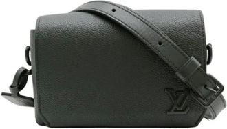 Louis Vuitton Pre-owned Cross Body Bags, female, Gray, Size: ONE SIZE Pre-owned Leather louis-vuitton-bags