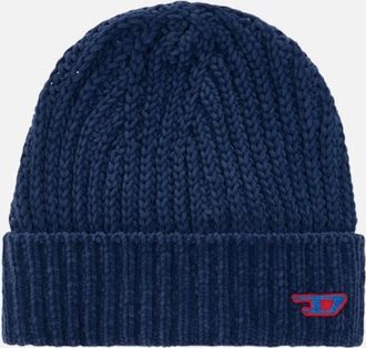 Diesel Womens DIESEL K RIVERSIDE 0WCAI Womens Beanie Hat - Navy/Navy - Size: UNI