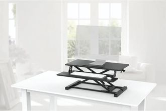 Hama Modelo Ajustable Elevador De Escritorio Negro 800 X 400 Mm