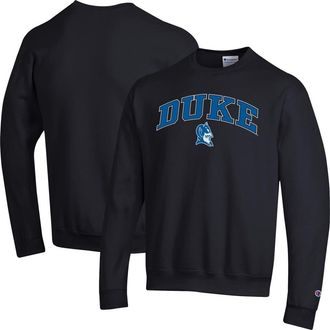 Champion Mens Champion Black Duke Blue Devils Arch Over Logo Pullover Sweatshirt at Nordstrom, Size Large