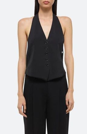 Helmut Lang Halter Vest in Black at Nordstrom Rack, Size 10