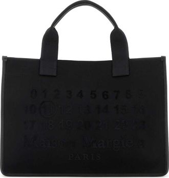 Maison Margiela Black Canvas Shopping Bag