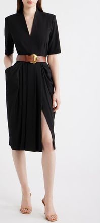 DKNY Belted Sheath Dress in Black at Nordstrom, Size 10