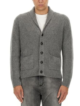 Tom Ford Grey Shawl Neck Cardigans