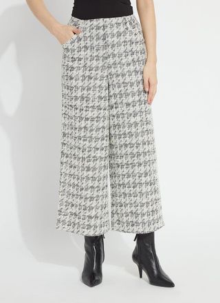 Lyss&eacute; Sylvinne Tweed Crop Palazzo