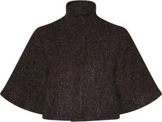 Bruuns Bazaar CryosaBBCara Cape - Dames - Jassen - Bruin - Maat: XS