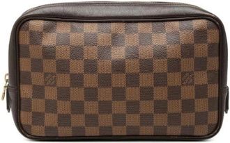 Louis Vuitton Pre-owned Trousse Toilette 25 - Dames - Vintage Tassen - Bruin - ONE Size - Vintage