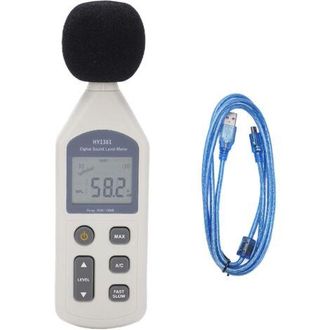 OEM Son&oacute;metro Digital Port&aacute;til Usb Hy-1361 Con Pantalla Lcd Y Doble Salida Anal&oacute;gica (30-130 Dba / 35-130 Dbc)