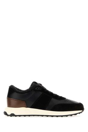 Tod's Black Leather Sneakers