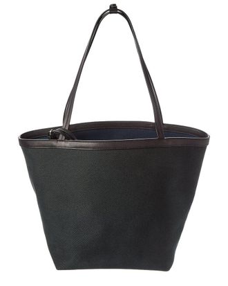 The Row Canvas & Leather Tote