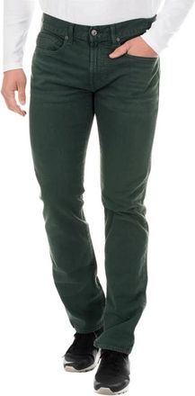 Nautica Lange Denim Broek - Heren - Regular Fit Jeans - Groen - W33 - Denim - Jeans