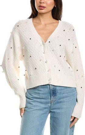 Brodie Beverley Bead Button Back Cashmere Sweater