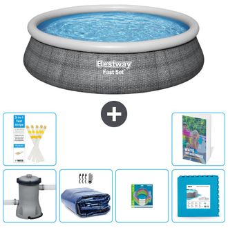 Bestway Piscina Bestway Fast Set Redonda - 457x84 Cm - 7-piezas S229