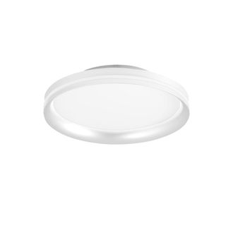Fabas Luce Isy Plafoniera Led Bianca D.35cm A Led Cct 2700k - 3200k - 4000k- 42w - 4000 Lm Dimmerabile