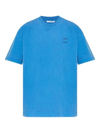 Samsøe & Samsøe logo-print T-shirt - Blu