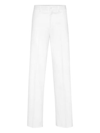 Philipp Plein wide-leg trousers - White