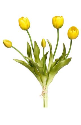 Mark Roberts Blooming Tulip Bunch of 5, 6 Bunches Total in Bright Yellow at Nordstrom