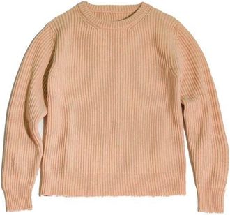Fortela Alberto Wool Crewneck Sweater in Camel at Nordstrom, Size X-Large Eu