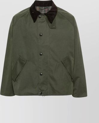Barbour relaxed fit wax jacket