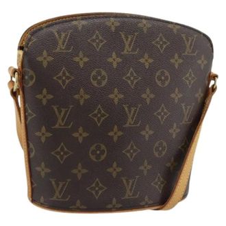 Louis Vuitton Pre-owned Monogram Canvas Schoudertas - Dames - Pre-owned - Bruin - Maat: ONE Size Leer