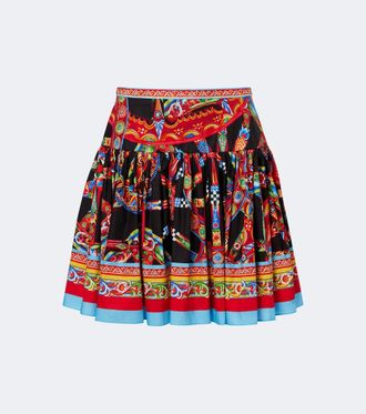 Dolce & Gabbana Carretto cotton miniskirt