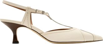 Parall&egrave;le Ramon Slingback Pump - Dames - Pumps - Beige - 41 EU - Leer - Schoenen