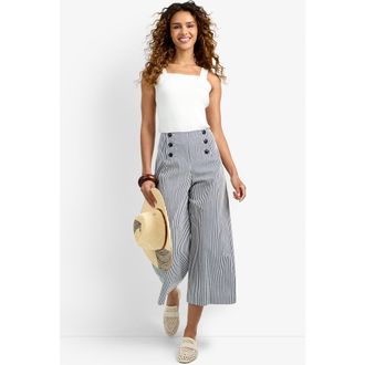Trina Turk Saltie Pant in Ink/whitewash at Nordstrom, Size 10