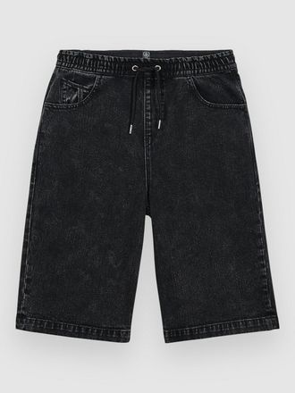 Volcom Freazy Loose Denim Ew Kids Korte Broek zwart
