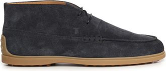 Tod's Zakelijke Schoenen - Heren - Veterlaarzen - Blauw - 40 EU - Leer - Schoenen