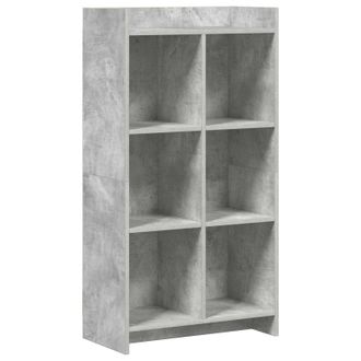vidaXL Estanter&iacute;a Gris Concreto 59 X 30 X 111 Cm Madera De Ingenier&iacute;a Vidaxl