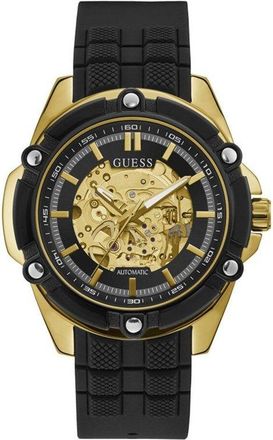 Guess Black Resin Dress Mens Watch