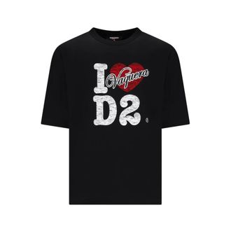 Dsquared2 Uomo, Top, Nero, XL, new