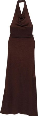 Aya Muse Reed Dress - Dames - Maxi kleedjes - Bruin - XS - Kleedjes