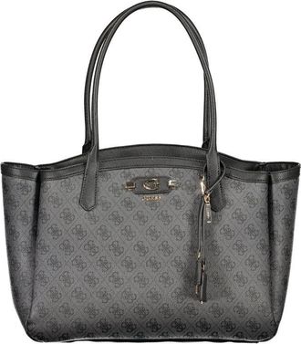 Guess Black Polyurethane Womens Womens Bag