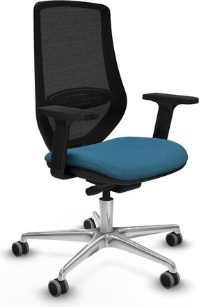 Piqueras y Crespo Sedia Da Ufficio Piqueras Y Crespo D086g0w Nero Verde Petrolio