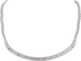 Swarovski Matrix Baguette Cut Necklace
