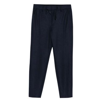 HUGO BOSS Broeken, Heren, Blauw, L, Katoen, Perin Broek