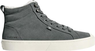 Cariuma Womens Cariuma OCA High Therma Suede Boot Charcoal Grey 501602G13